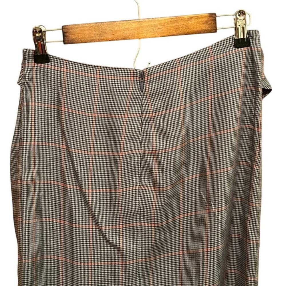 RAG & BONE Amber Plaid Silk Skirt In Grey Size 4 - Picture 6 of 6